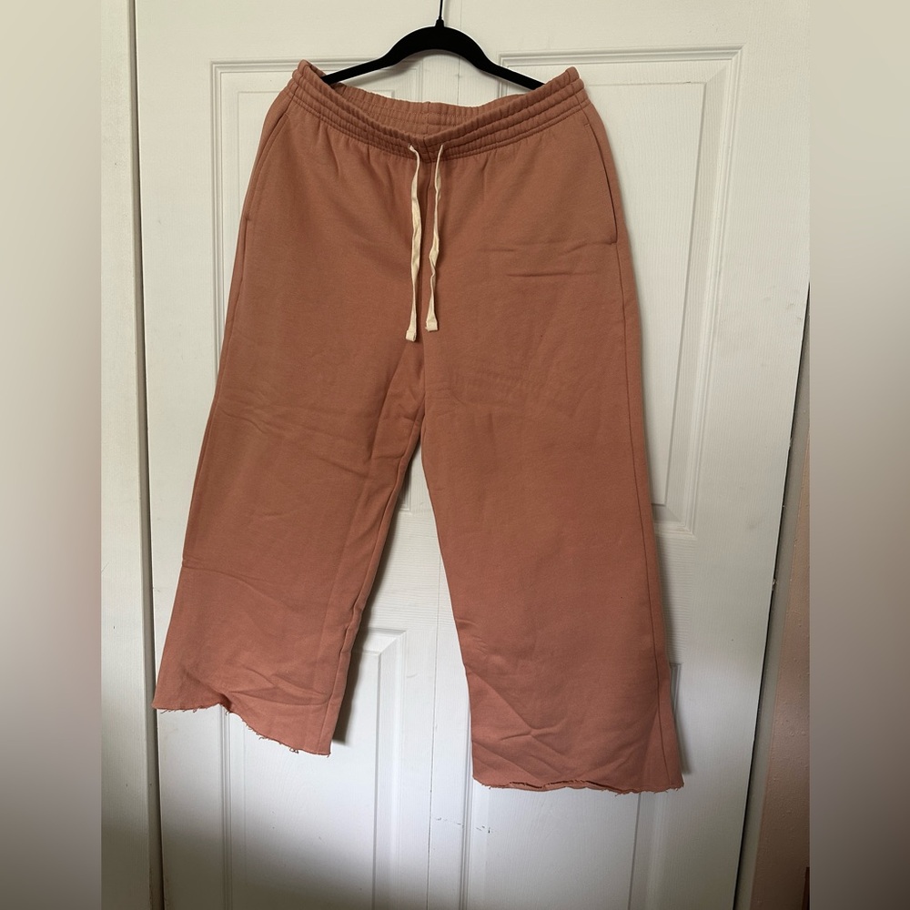 Girlfriend Collective 50/50 Wide Leg Sweatpant Large